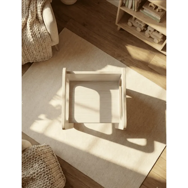 Silla infantil de madera Montessori
