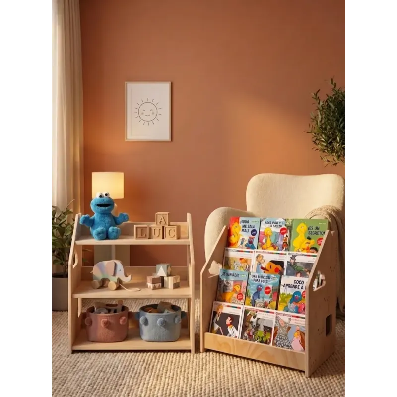 Libreria y estanteria infantil montessori
