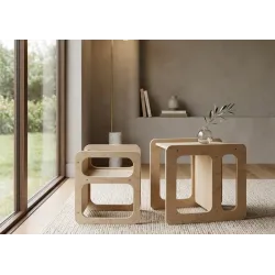 Mesa y Silla Infantil Montessori de Madera | Pack Famevi