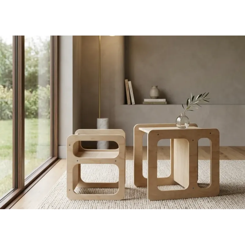 Mesa y Silla Infantil Montessori de Madera | Pack Famevi