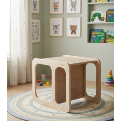 Conjunto Mesa y Silla Infantil  regulable Montessori
