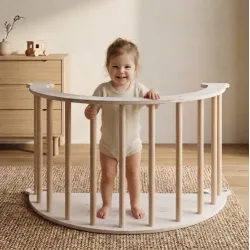 Balancín 8 en 1 Montessori de Madera | Mueble Multiusos Famevi