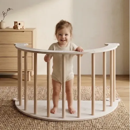 Balancín 8 en 1 Montessori de Madera | Mueble Multiusos Famevi