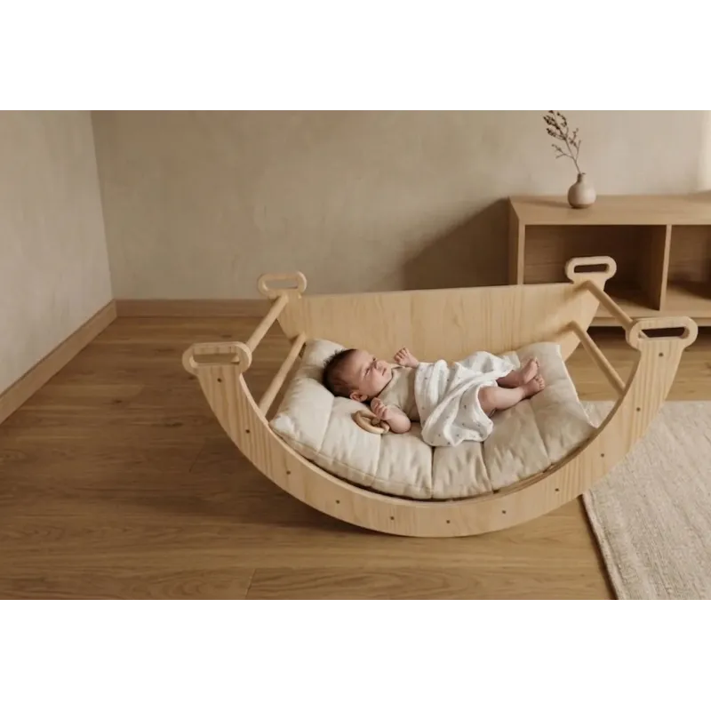 Balancín 8 en 1 Montessori de Madera | Mueble Multiusos Famevi