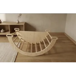 Balancín 8 en 1 Montessori de Madera | Mueble Multiusos Famevi