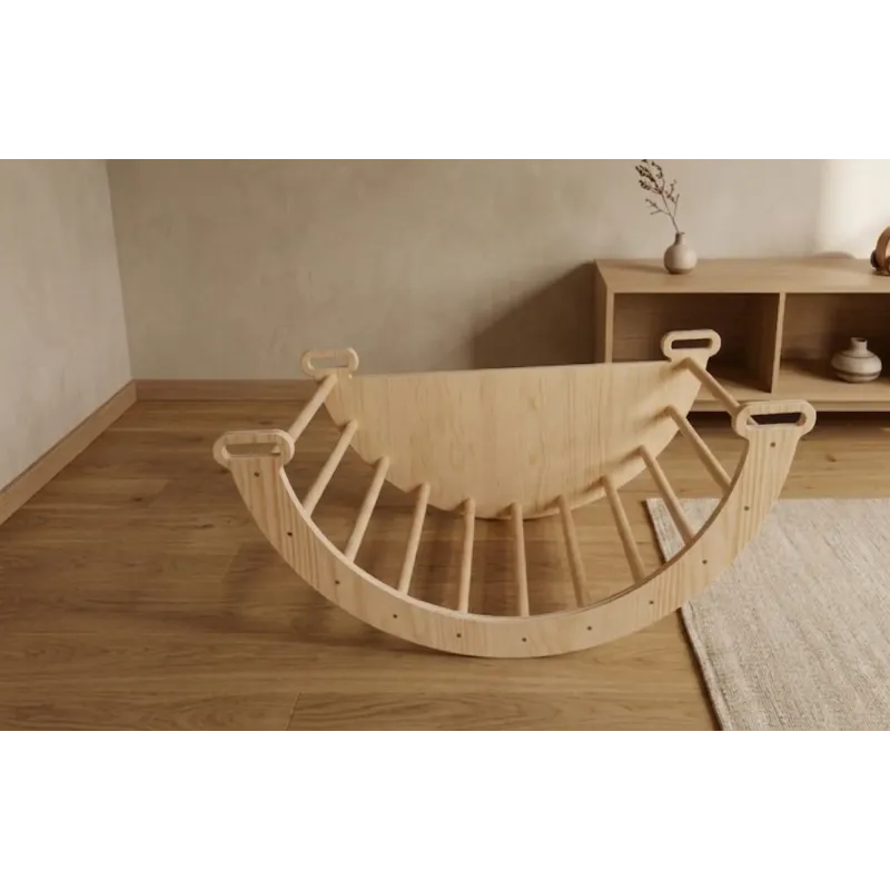 Balancín 8 en 1 Montessori de Madera | Mueble Multiusos Famevi