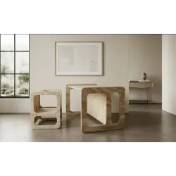 Conjunto de mesa y silla infantil de madera montessori