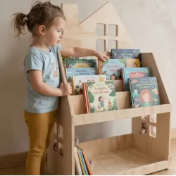 Estantería Librería Montessori 2 en 1 Madera | FAMEVI
