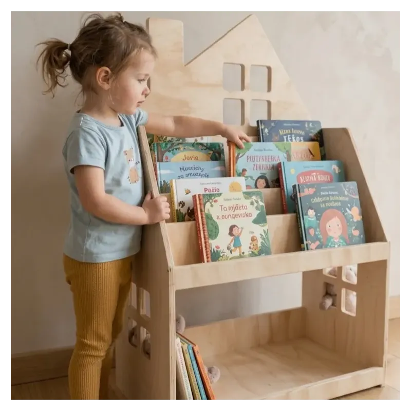 Estantería Librería Montessori 2 en 1 Madera | FAMEVI