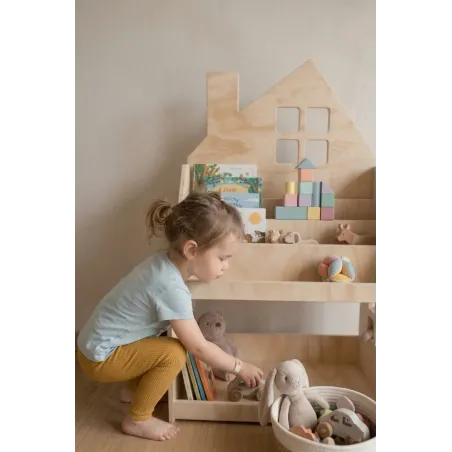 Estantería Librería Montessori 2 en 1 Madera | FAMEVI