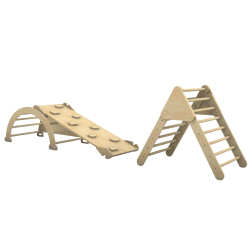 Kit Escalada 3 en 1 Montessori | Gimnasio infantil