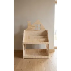 Estantería Librería Montessori 2 en 1 Madera | FAMEVI