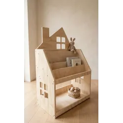 Estantería Librería Montessori 2 en 1 Madera | FAMEVI