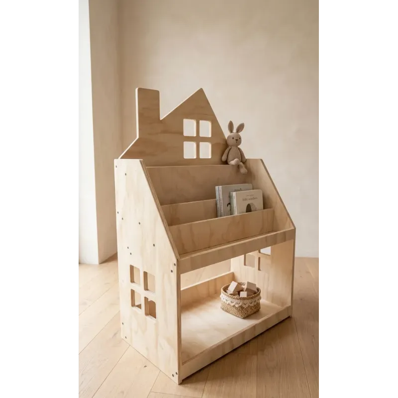 Estantería Librería Montessori 2 en 1 Madera | FAMEVI