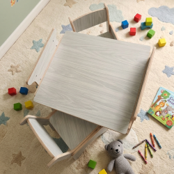 Mesa y 2 Sillas Infantiles Regulables 2 a 8 Años