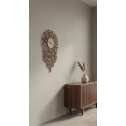 Reloj de pared hecho en madera | Famevi