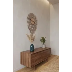 Reloj de pared hecho en madera | Famevi