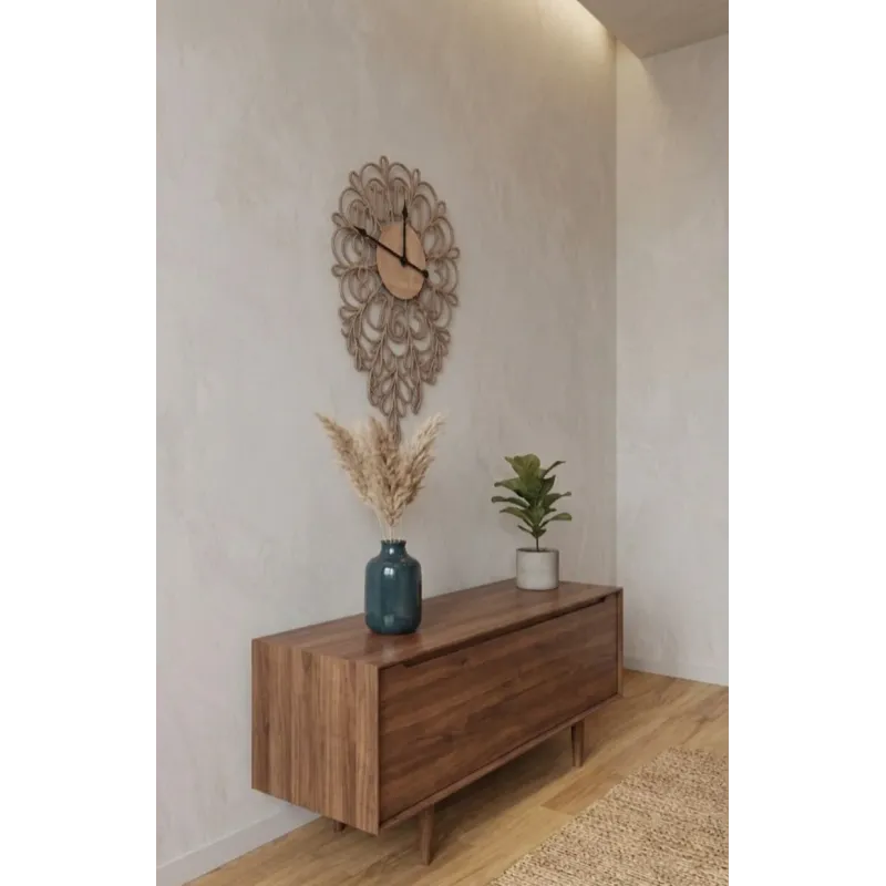Reloj de pared hecho en madera | Famevi