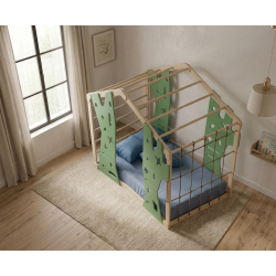 Cama escalada Montessori Infantil a ras de suelo y segura