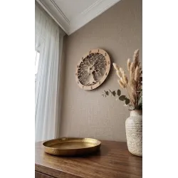 Reloj de Pared  de Madera figura Árbol de la Vida