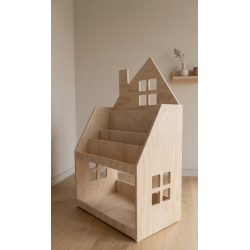 Estantería y Librería Montessori 2 en 1 de Madera