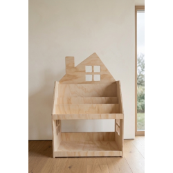 Estantería y Librería Montessori 2 en 1 de Madera