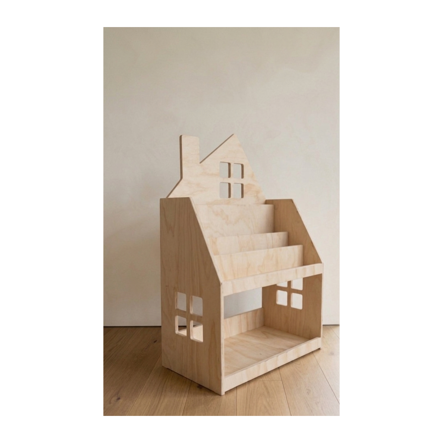 Estantería y Librería Montessori 2 en 1 de Madera