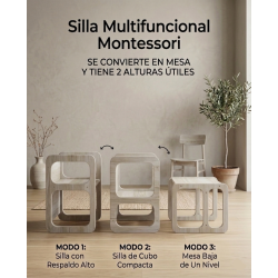 Silla Montessori 3 en 1 infantil