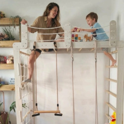 Parque de Escalada Infantil Gimnasio de Madera