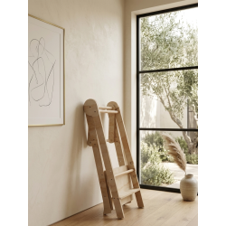 Torre Montessori Plegable de Madera (Ajustable 3 Alturas)