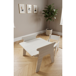 Mesa y Silla Infantil Regulable 3 Alturas (2-8 años)