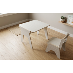 Mesa y Silla Infantil Regulable 3 Alturas (2-8 años)