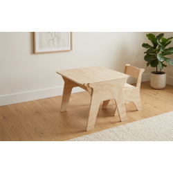 Mesa y Silla Infantil Regulable 3 Alturas (2-8 años)