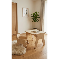 Mesa y Silla Infantil Regulable 3 Alturas (2-8 años)