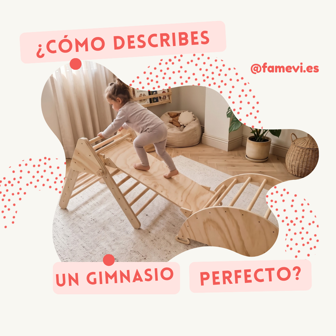 Gimnasio de Madera 3 en 1: El primer espacio de juego evolutivo para tu bebé
